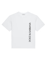 Short-sleeved logo-print jersey T-shirt -  | Dolce &amp; Gabbana