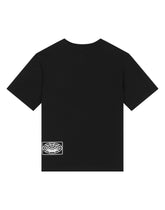 Short-sleeved jersey T-shirt with embroidery and print -  | Dolce & Gabbana