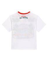Jersey T-shirt with Hawaiian print -  | Dolce &amp; Gabbana
