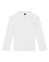 Jersey T-shirt with DG logo patch -  | Dolce & Gabbana