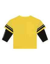 Long-sleeved nylon and jersey T-shirt -  | Dolce & Gabbana