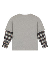 Long-sleeved jersey T-shirt with screen print and double sleeves -  | Dolce &amp; Gabbana