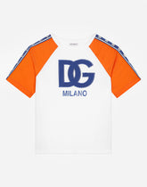 Jersey T-shirt with DG Milano print -  | Dolce &amp; Gabbana