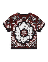 Jersey T-shirt with bandanna print -  | Dolce &amp; Gabbana
