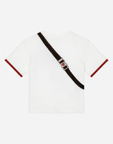 Jersey T-shirt with belt-bag print -  | Dolce &amp; Gabbana