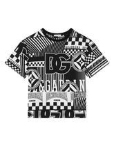 Jersey T-shirt with DNA print -  | Dolce &amp; Gabbana