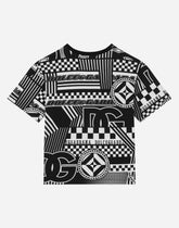 Jersey T-shirt with DNA print -  | Dolce & Gabbana