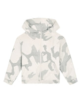 Oversize jersey hoodie with camouflage print -  | Dolce & Gabbana