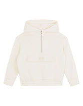 Jersey hoodie with logo plate -  | Dolce &amp; Gabbana