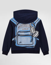 Hoodie with DG backpack print -  | Dolce &amp; Gabbana