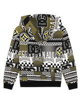 Jersey hoodie with DNA print -  | Dolce &amp; Gabbana