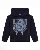 Jersey hoodie with Dolce&amp;Gabbana print -  | Dolce &amp; Gabbana