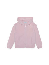 Hooded cashmere sweater with heritage embroidery -  | Dolce &amp; Gabbana