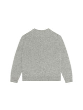 Crew neck cashmere sweater with heritage embroidery -  | Dolce & Gabbana