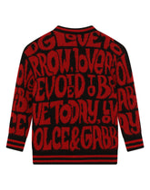 Round-neck jacquard sweater -  | Dolce &amp; Gabbana