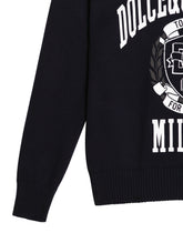 Cotton pullover with Dolce&amp;Gabbana logo -  | Dolce &amp; Gabbana
