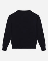 Cotton pullover with Dolce&amp;Gabbana logo -  | Dolce &amp; Gabbana