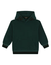 Jersey hoodie with DG logo print -  | Dolce & Gabbana