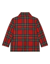 Double-breasted wool tartan jacket -  | Dolce & Gabbana