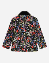 Double-breasted printed velvet jacket -  | Dolce &amp; Gabbana