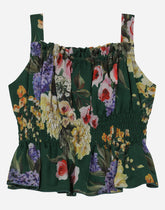Garden-print chiffon top -  | Dolce &amp; Gabbana