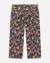 5-pocket printed needlecord pants -  | Dolce &amp; Gabbana