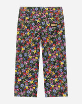 5-pocket printed needlecord pants -  | Dolce &amp; Gabbana
