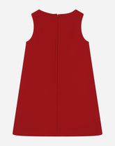 Sleeveless dress with patch -  | Dolce &amp; Gabbana