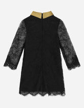 Long-sleeved lace dress -  | Dolce & Gabbana