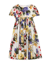 Garden-print poplin dress -  | Dolce & Gabbana