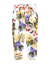 Garden-print poplin pants -  | Dolce & Gabbana