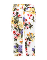Garden-print poplin pants -  | Dolce & Gabbana