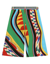 Carretto-print poplin culottes -  | Dolce & Gabbana
