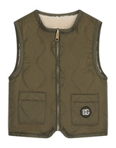 Technical cotton safari jacket with butterfly patch -  | Dolce & Gabbana