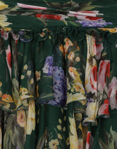 Short garden-print chiffon skirt -  | Dolce &amp; Gabbana
