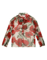 Poppy-print chiffon shirt -  | Dolce & Gabbana
