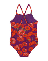 Poppy-print one-piece swimsuit -  | Dolce & Gabbana
