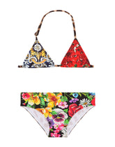 Patchwork-print bikini -  | Dolce & Gabbana