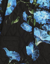 Nylon coat with bluebell print -  | Dolce &amp; Gabbana