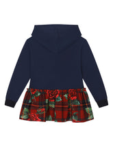 Long-sleeved dress with hood and gathered skirt -  | Dolce & Gabbana