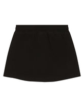 Short jersey skirt with DG logo patch -  | Dolce &amp; Gabbana