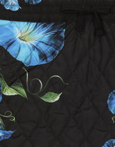 Short nylon skirt with bluebell print -  | Dolce &amp; Gabbana