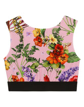 Farmer-print interlock bralette top -  | Dolce & Gabbana