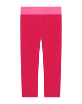 Interlock leggings with branded elastic -  | Dolce & Gabbana