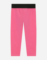 Interlock leggings with branded elastic -  | Dolce & Gabbana