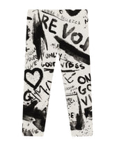 Graffiti-print interlock leggings -  | Dolce & Gabbana
