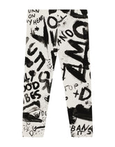 Graffiti-print interlock leggings -  | Dolce & Gabbana