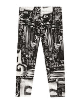 Graffiti-print interlock leggings -  | Dolce & Gabbana