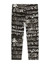 Graffiti-print interlock leggings -  | Dolce & Gabbana