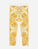 Majolica-print interlock leggings -  | Dolce &amp; Gabbana
